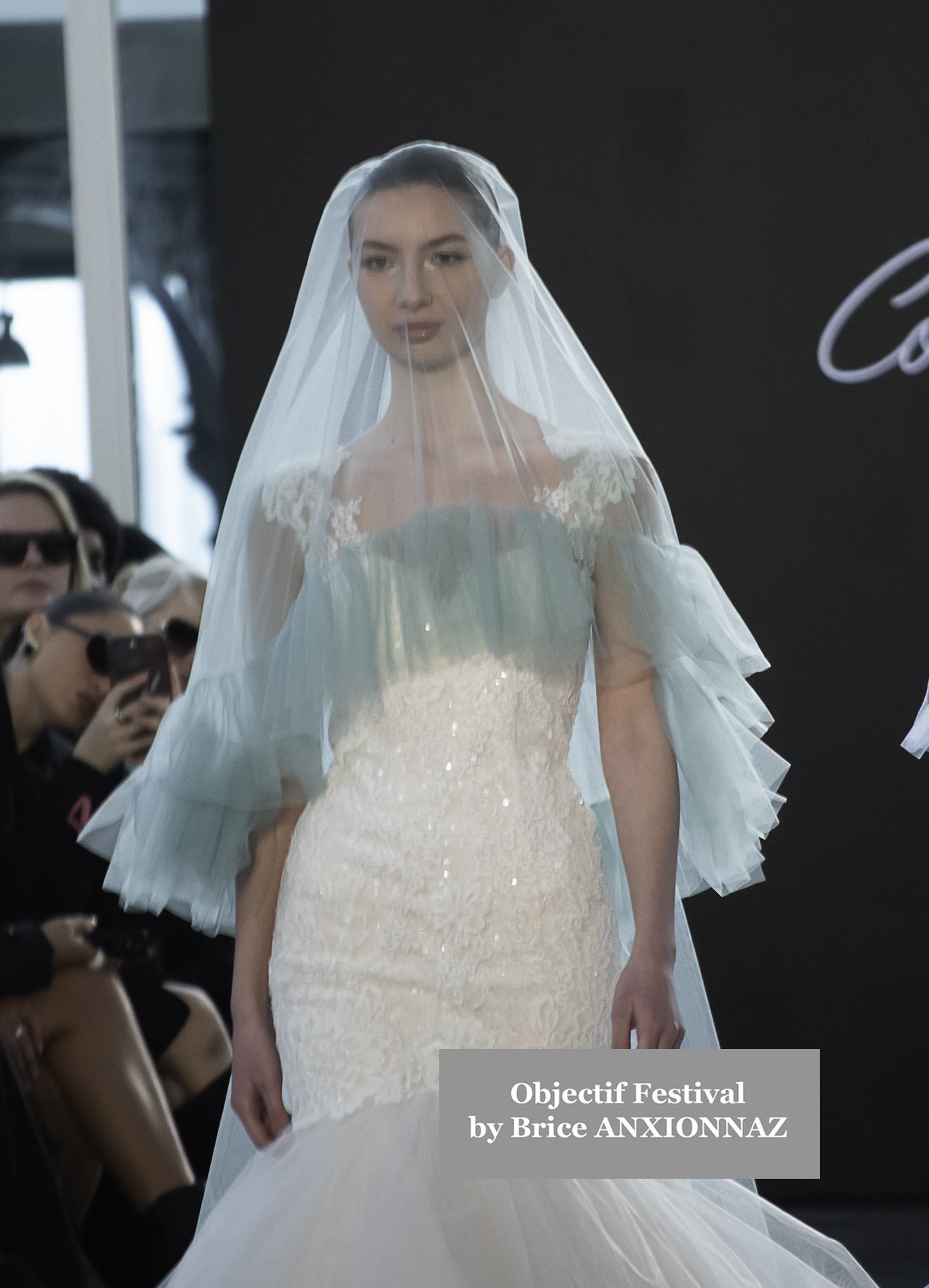 Model Global Fashion Collective - Ameris runway - Défilé attends the Day4atPFWWomenGFCEvent, France on March 6th, 2025 - Photos by Brice ANXIONNAZ (Objectif Festival)