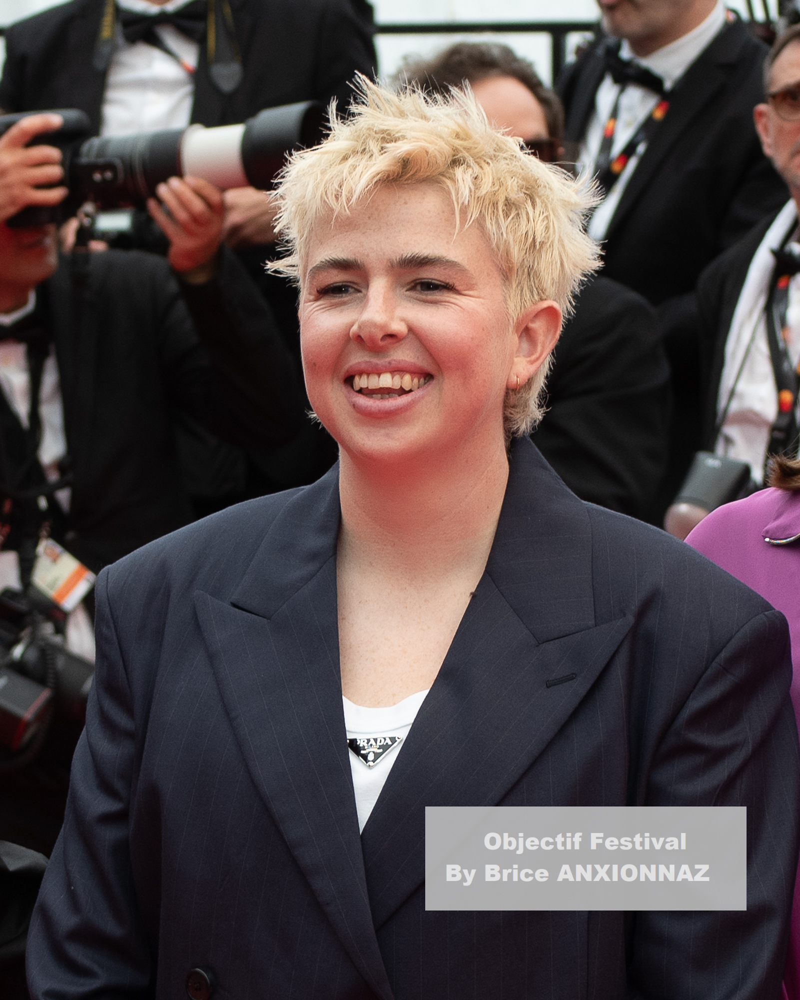 Fashion Week Molly Manning Walker, Vanja Kaludjercic - Fashion Week at Cannes-2025-Partir-un-jour-redcarpet, Tapis on May 13th, 2025