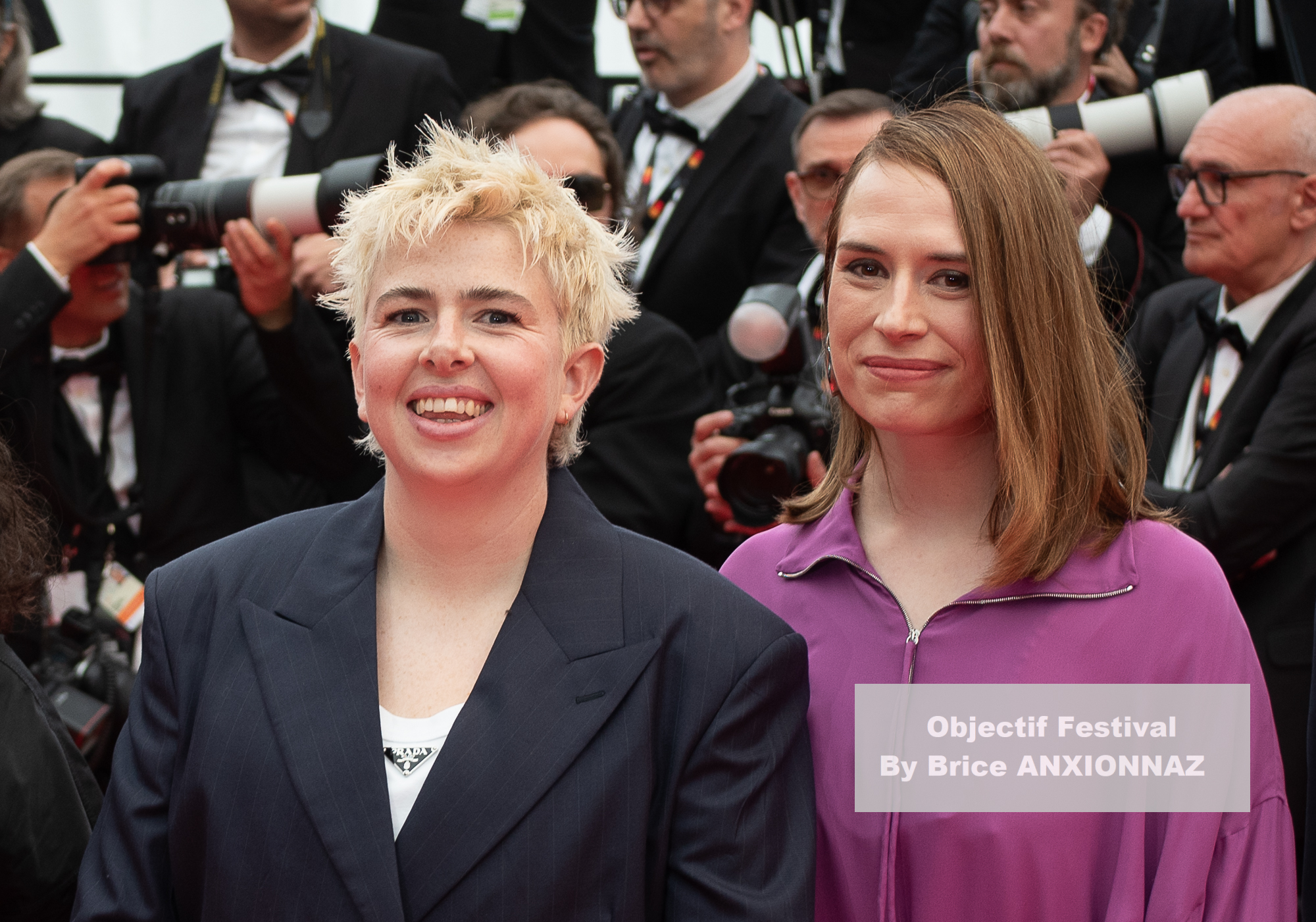 Fashion Week Molly Manning Walker, Vanja Kaludjercic - Fashion Week at Cannes-2025-Partir-un-jour-redcarpet, Tapis on May 13th, 2025