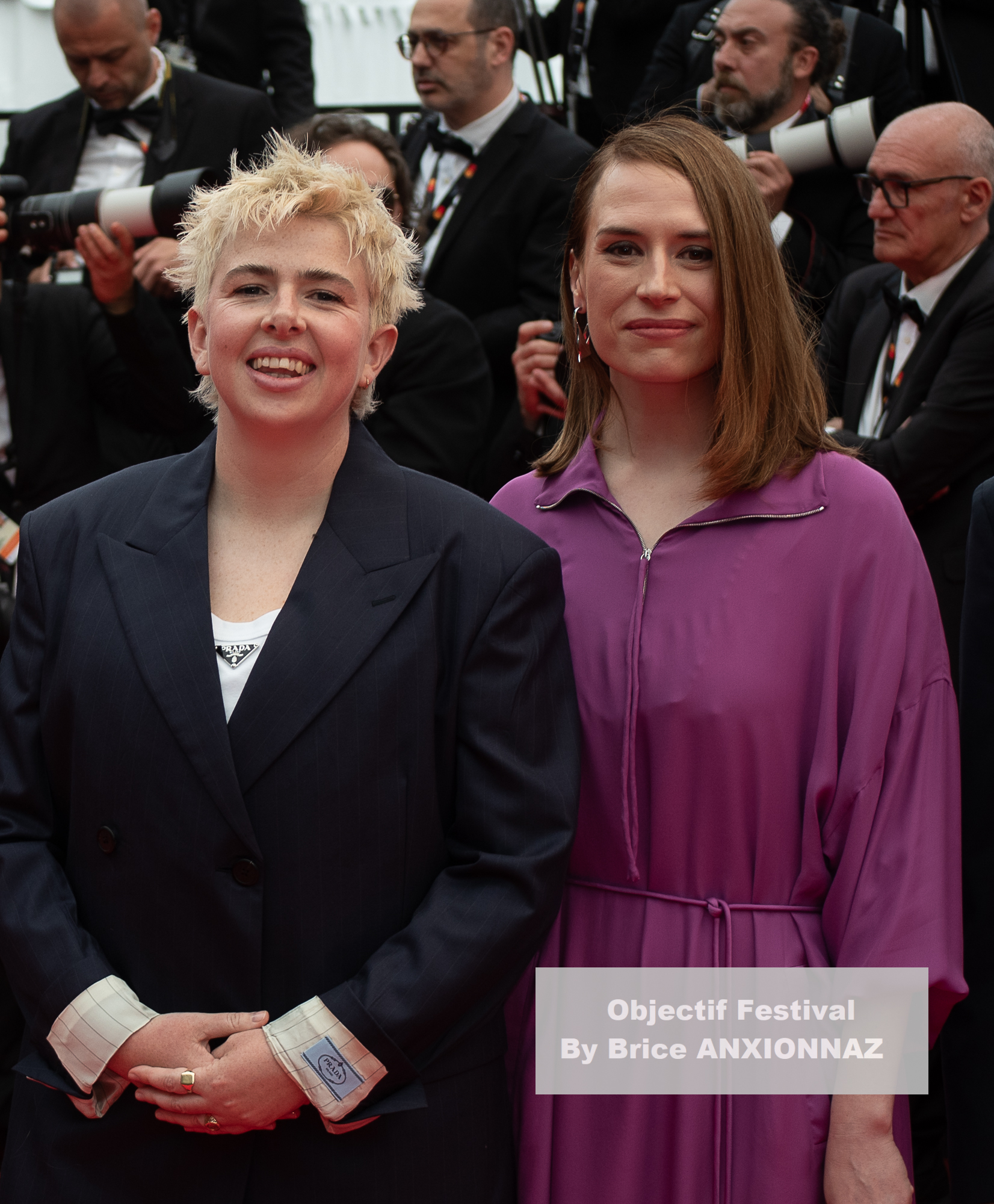 Fashion Week Molly Manning Walker, Vanja Kaludjercic - Fashion Week at Cannes-2025-Partir-un-jour-redcarpet, Tapis on May 13th, 2025