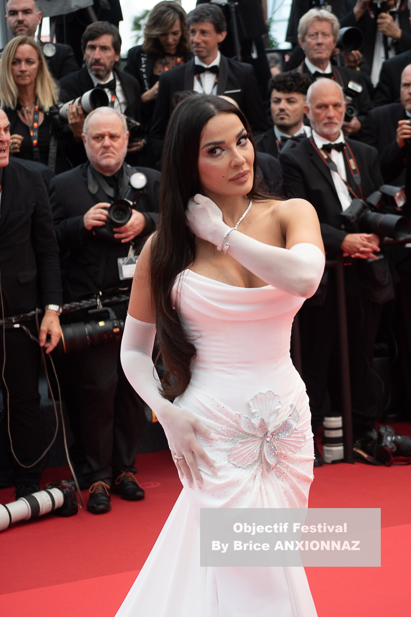 Fashion Week Nadine Nassib Njeim - Fashion Week at Cannes-2025-Partir-un-jour-redcarpet, Tapis on May 13th, 2025