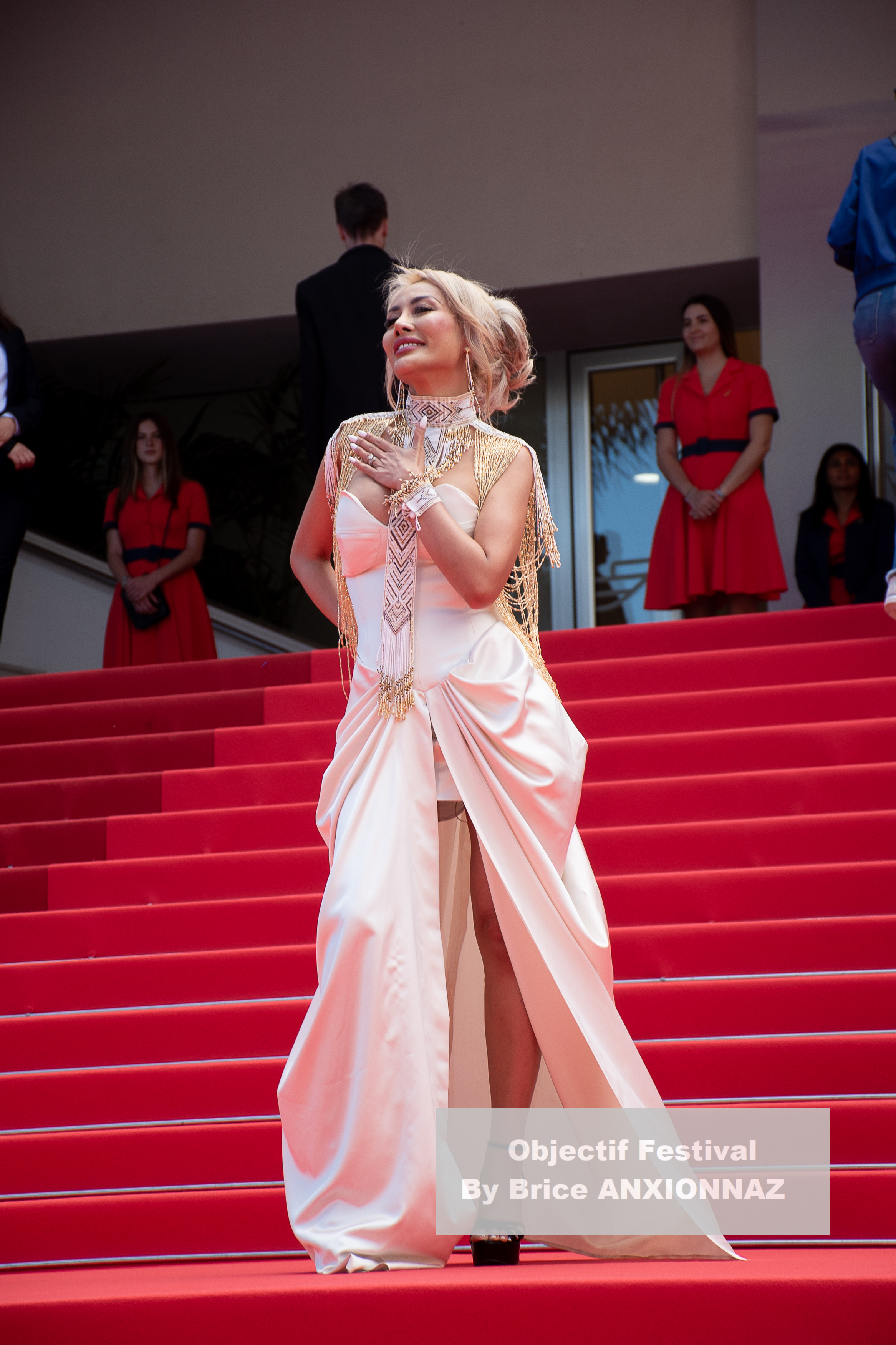 Fashion Week Mirka H - Fashion Week at Cannes2025-Jeunes-Meres, RedCarpet on May 23rd, 2025