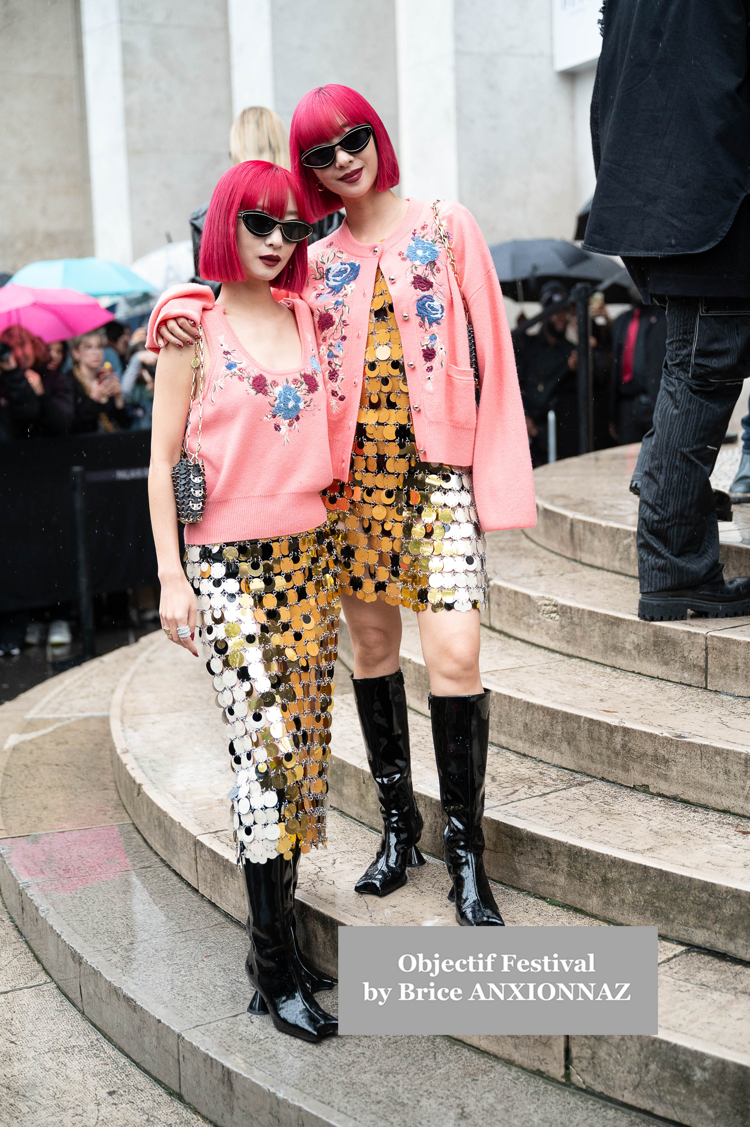 Fashion Week Ami And Aya - Fashion Week at Rabanne, Paris, France on September 25th, 2024