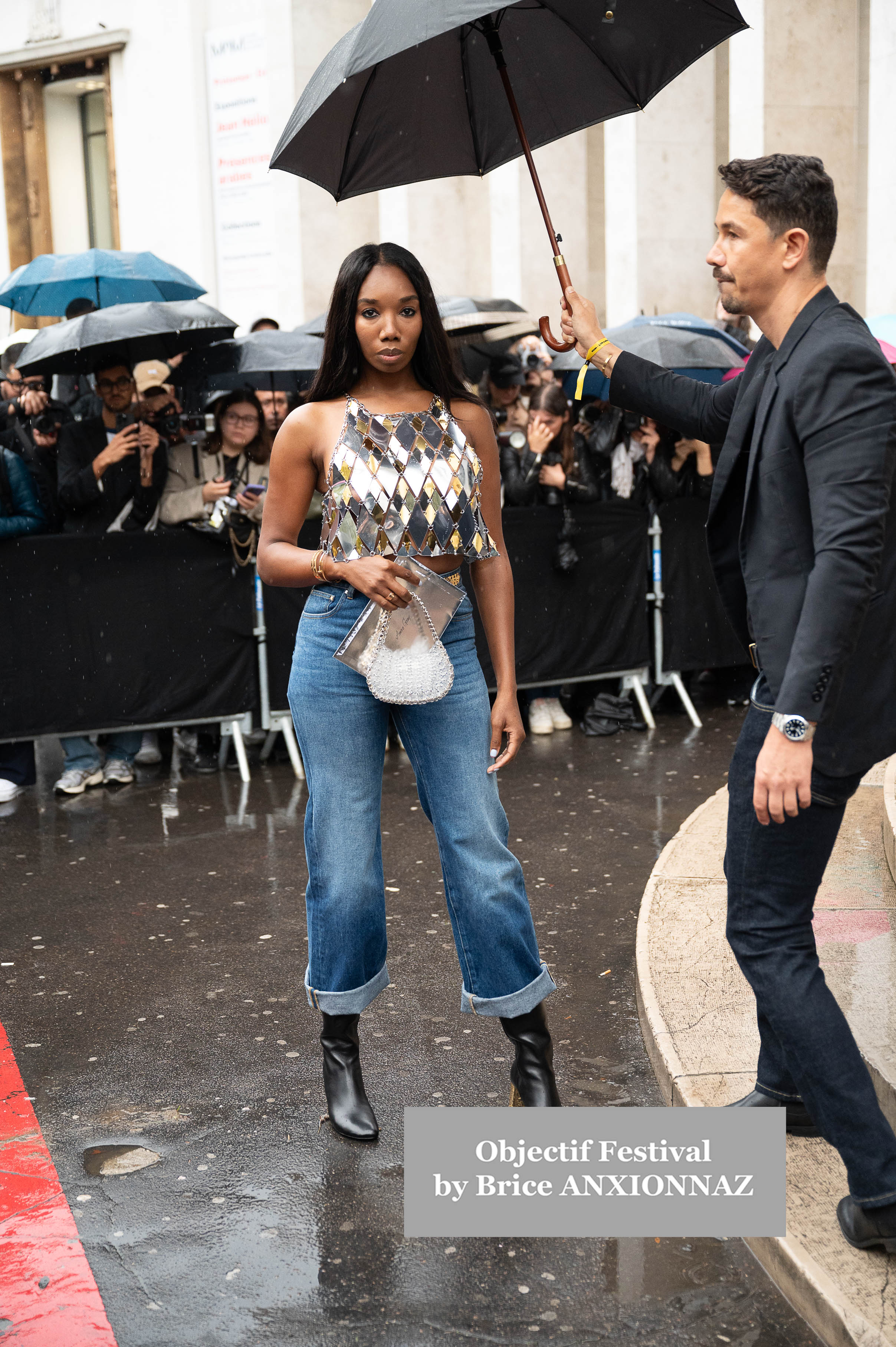 Fashion Week Unknown Guests - Fashion Week at Rabanne, Paris, France on September 25th, 2024