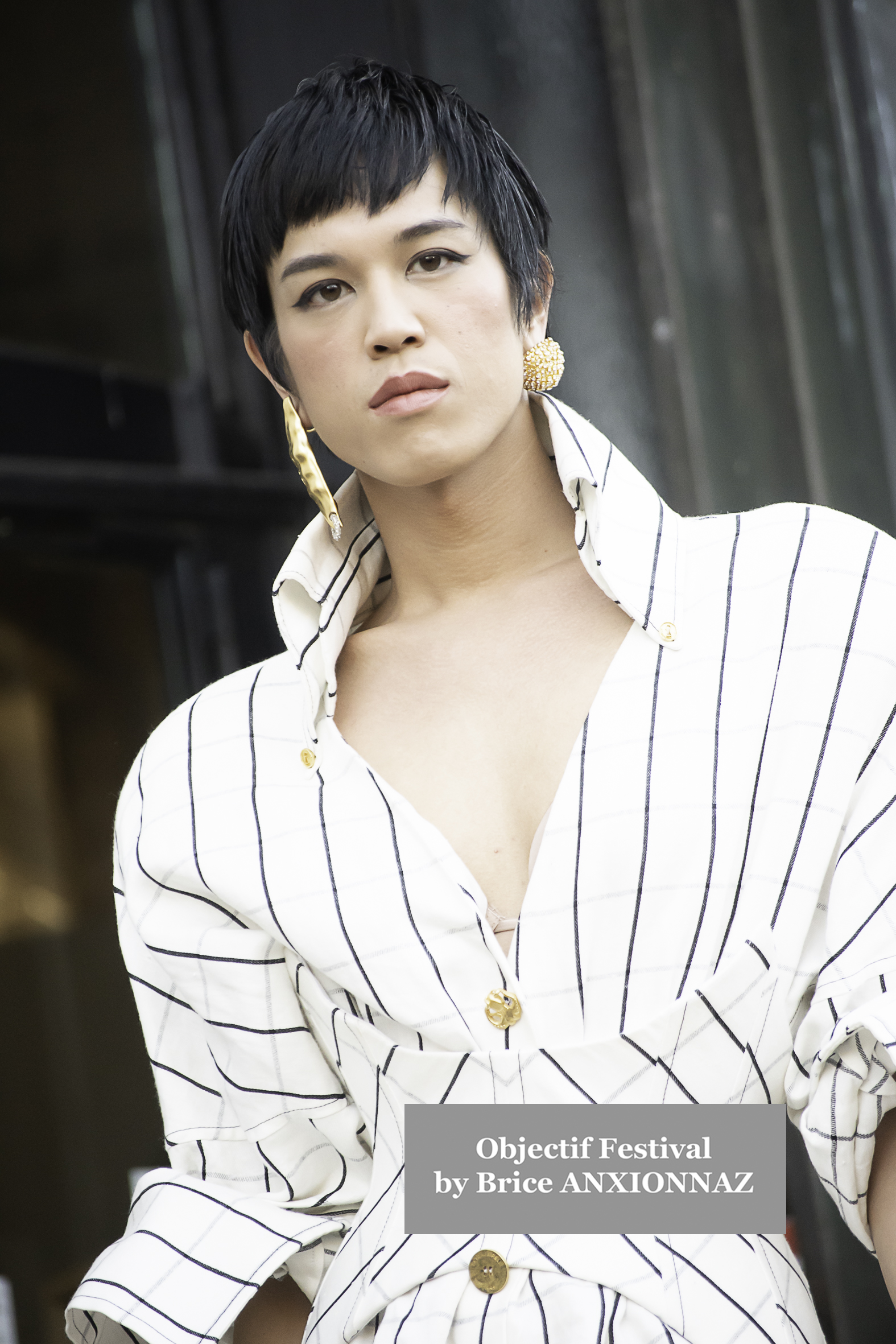 Fashion Week Streetstyle - Fashion Week at Streetstyle-photos-of-guests-arrivals-at-the-Rick-Owens-show-Paris-Fashion-Week, Paris, France on March 6th, 2025