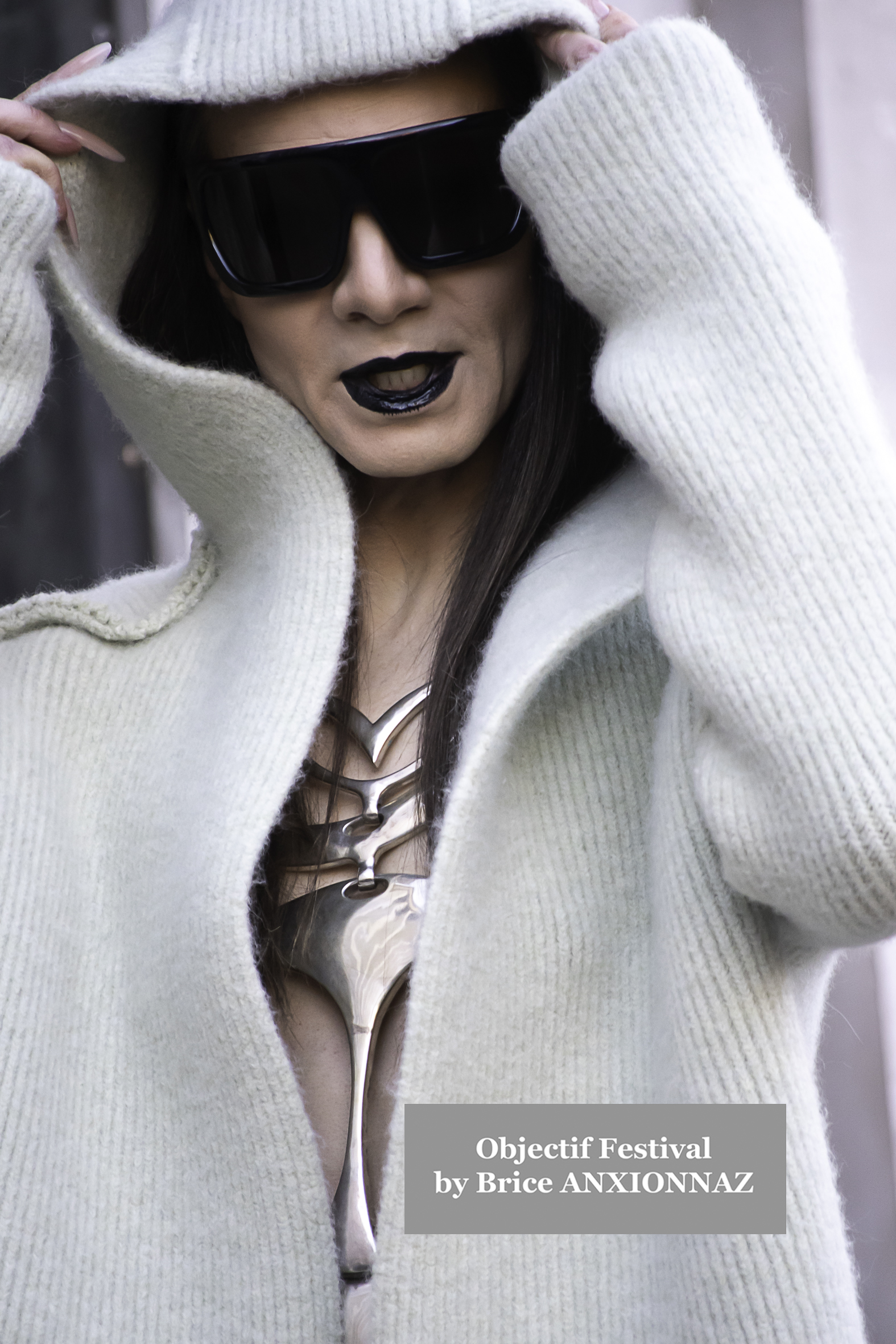 Fashion Week Streetstyle - Fashion Week at Streetstyle-photos-of-guests-arrivals-at-the-Rick-Owens-show-Paris-Fashion-Week, Paris, France on March 6th, 2025