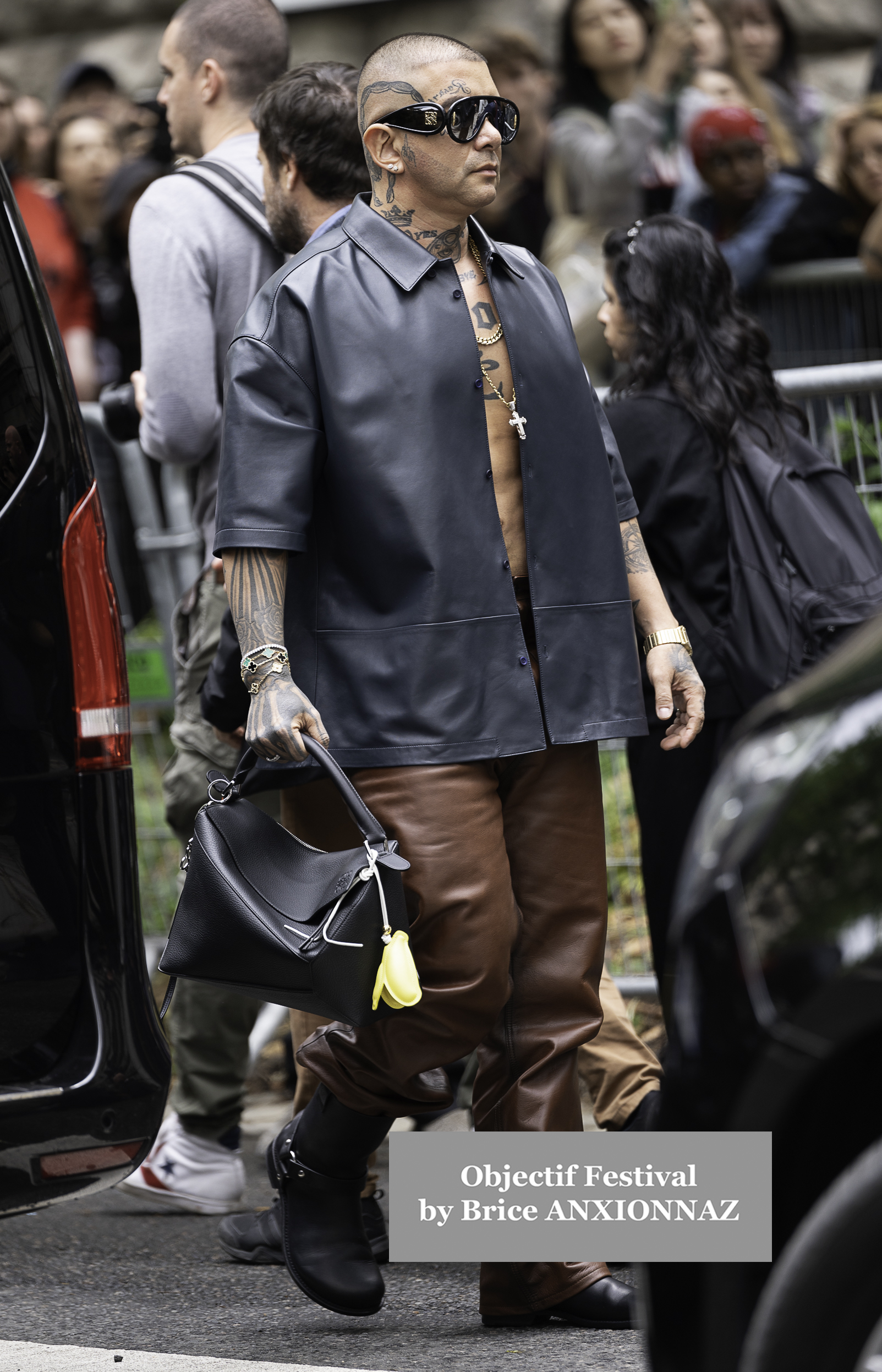 Fashion Week PFW Menswear SS25 Loewe Show June 22 2024 Guest Name 4301 - Fashion Week at loewe, Paris, France on June 22nd, 2024