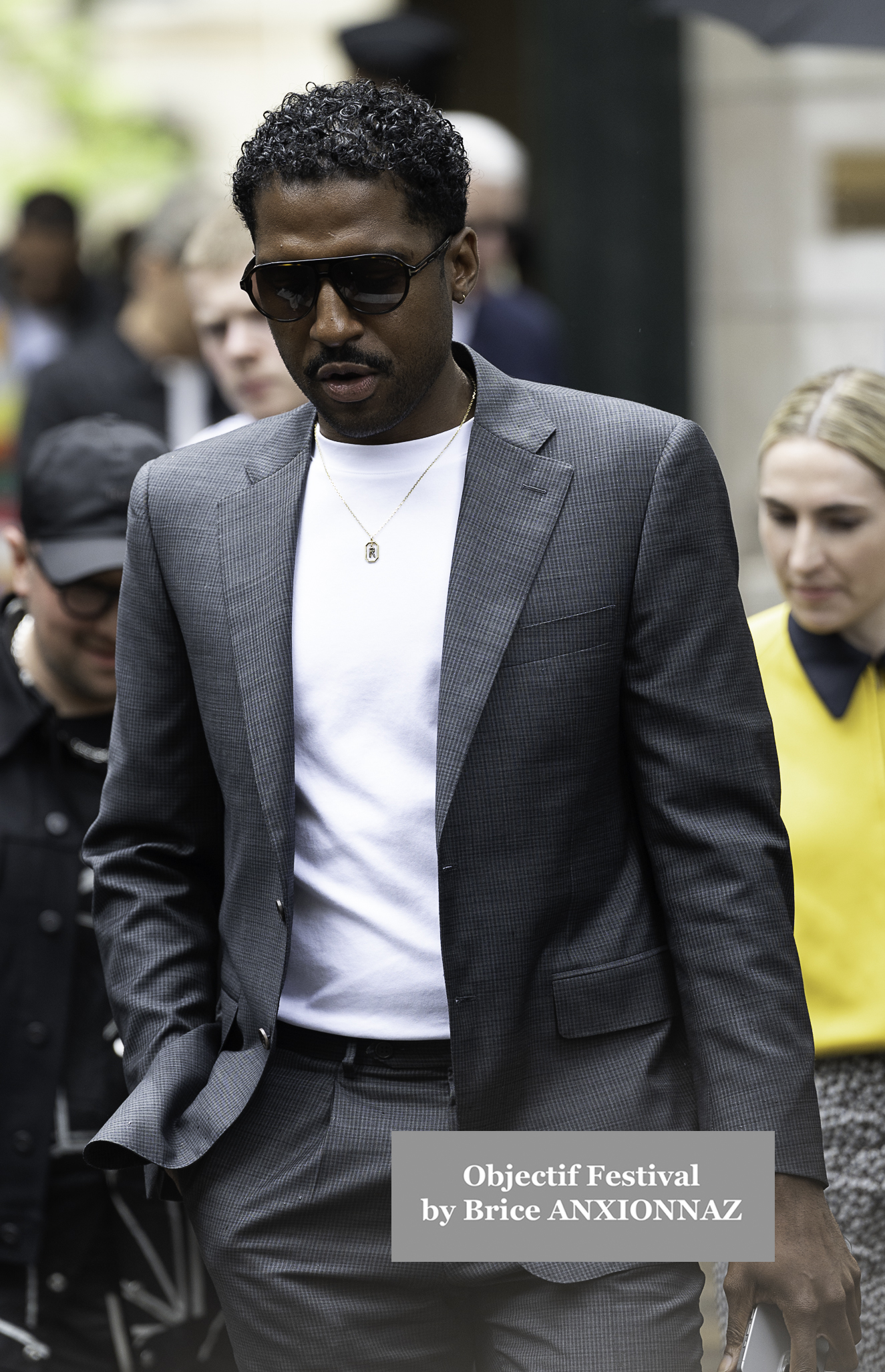 Fashion Week PFW Menswear SS25 Loewe Show June 22 2024 Guest Name 4902 - Fashion Week at loewe, Paris, France on June 22nd, 2024