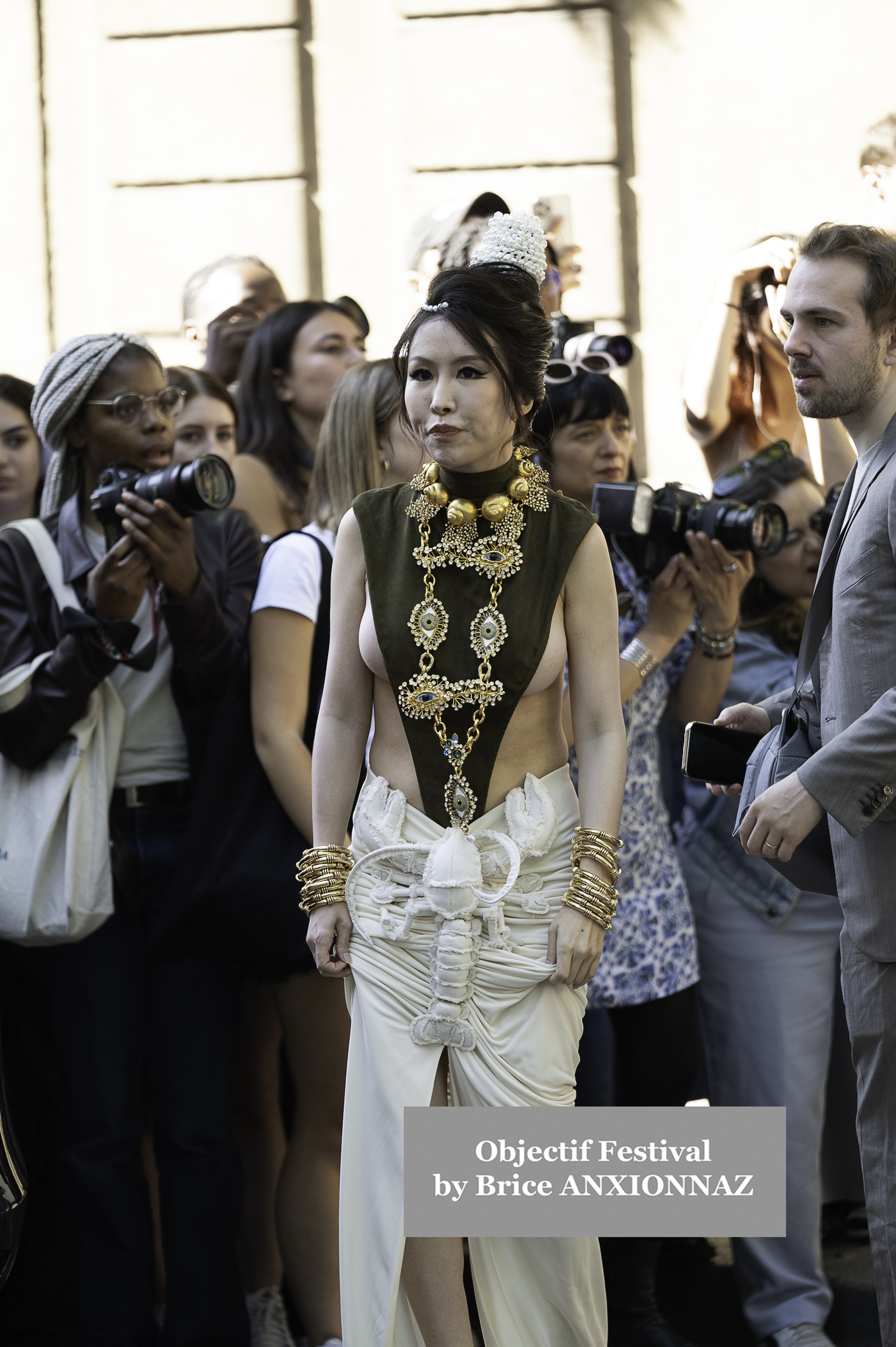 Fashion Week People - Fashion Week at schiaparelli, Paris, France on June 24th, 2024