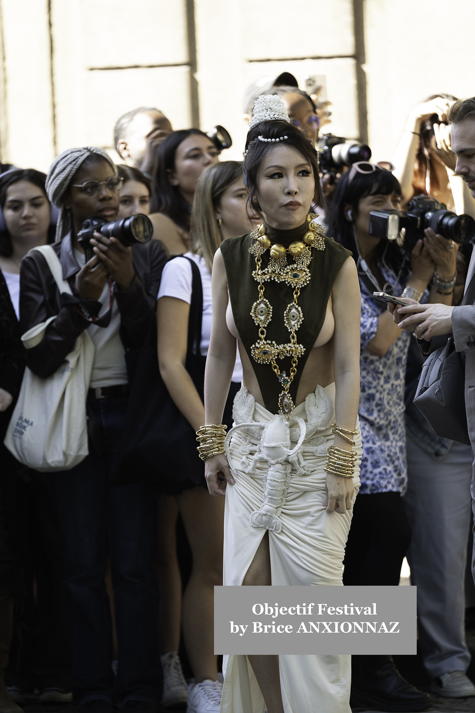 Fashion Week People - Fashion Week at schiaparelli, Paris, France on June 24th, 2024