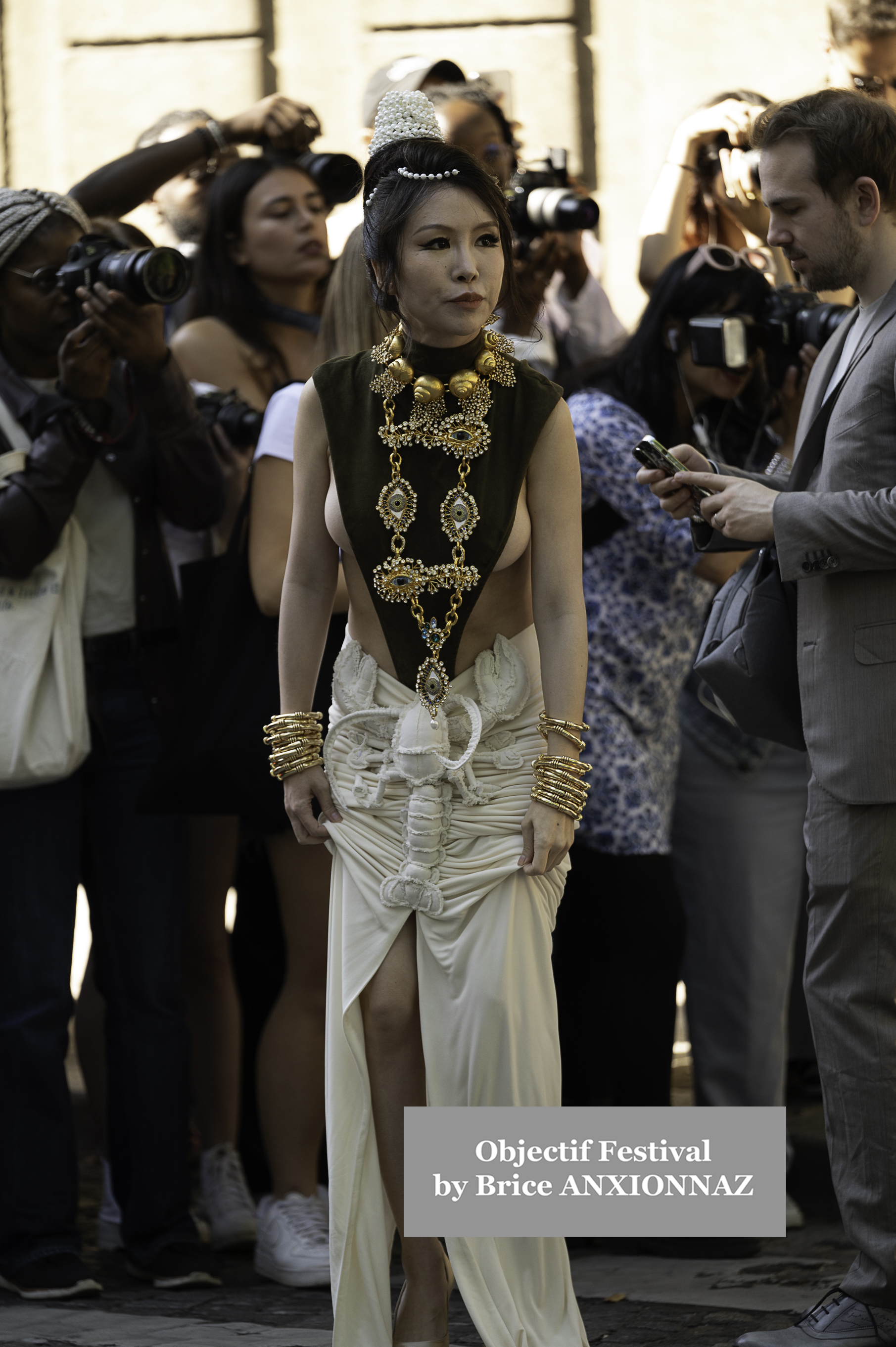 Fashion Week People - Fashion Week at schiaparelli, Paris, France on June 24th, 2024