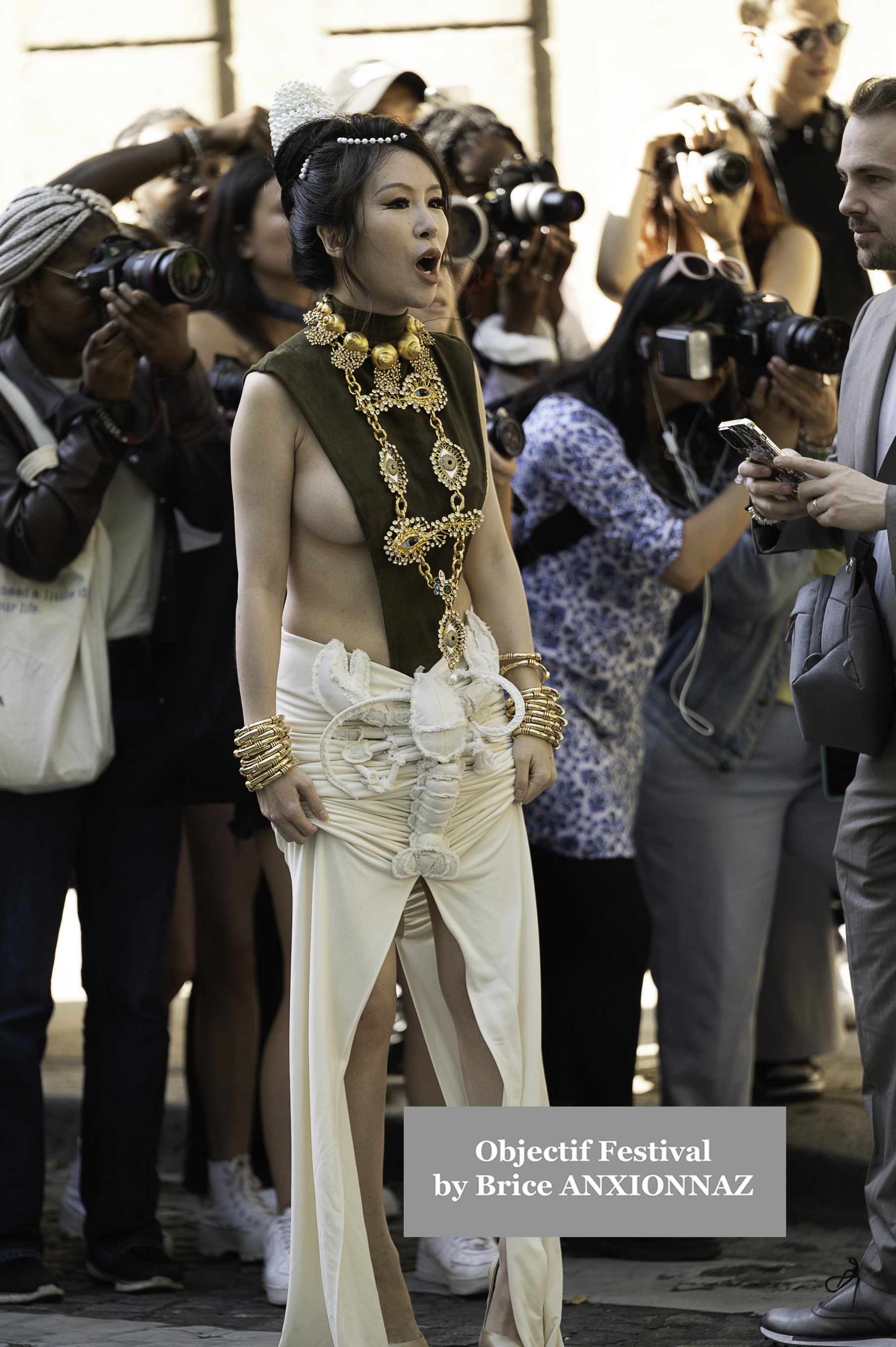 Fashion Week People - Fashion Week at schiaparelli, Paris, France on June 24th, 2024