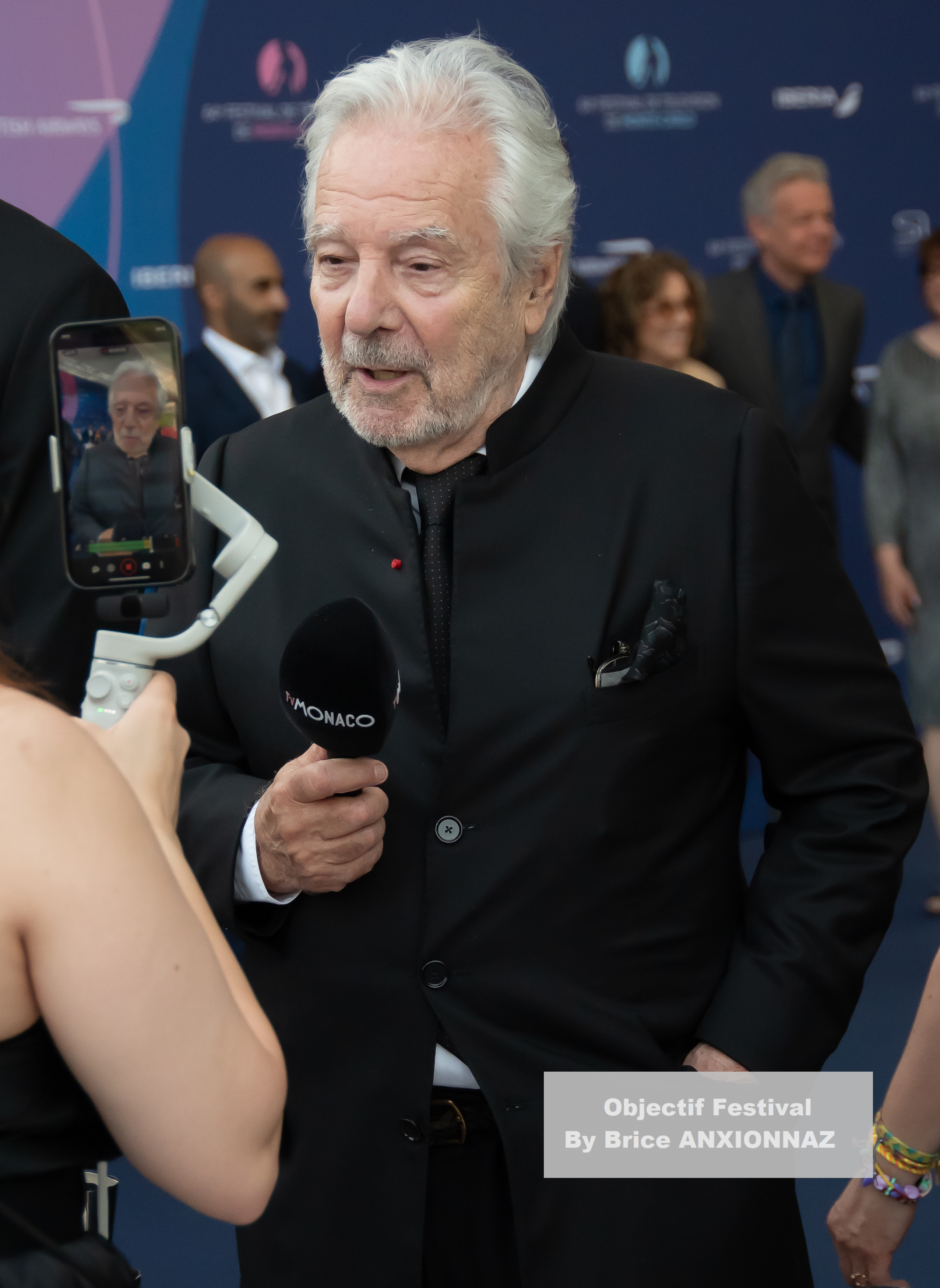 — france monaco tv series festival 64th monte carlo tv festival 13 06 2025 pierre arditi
