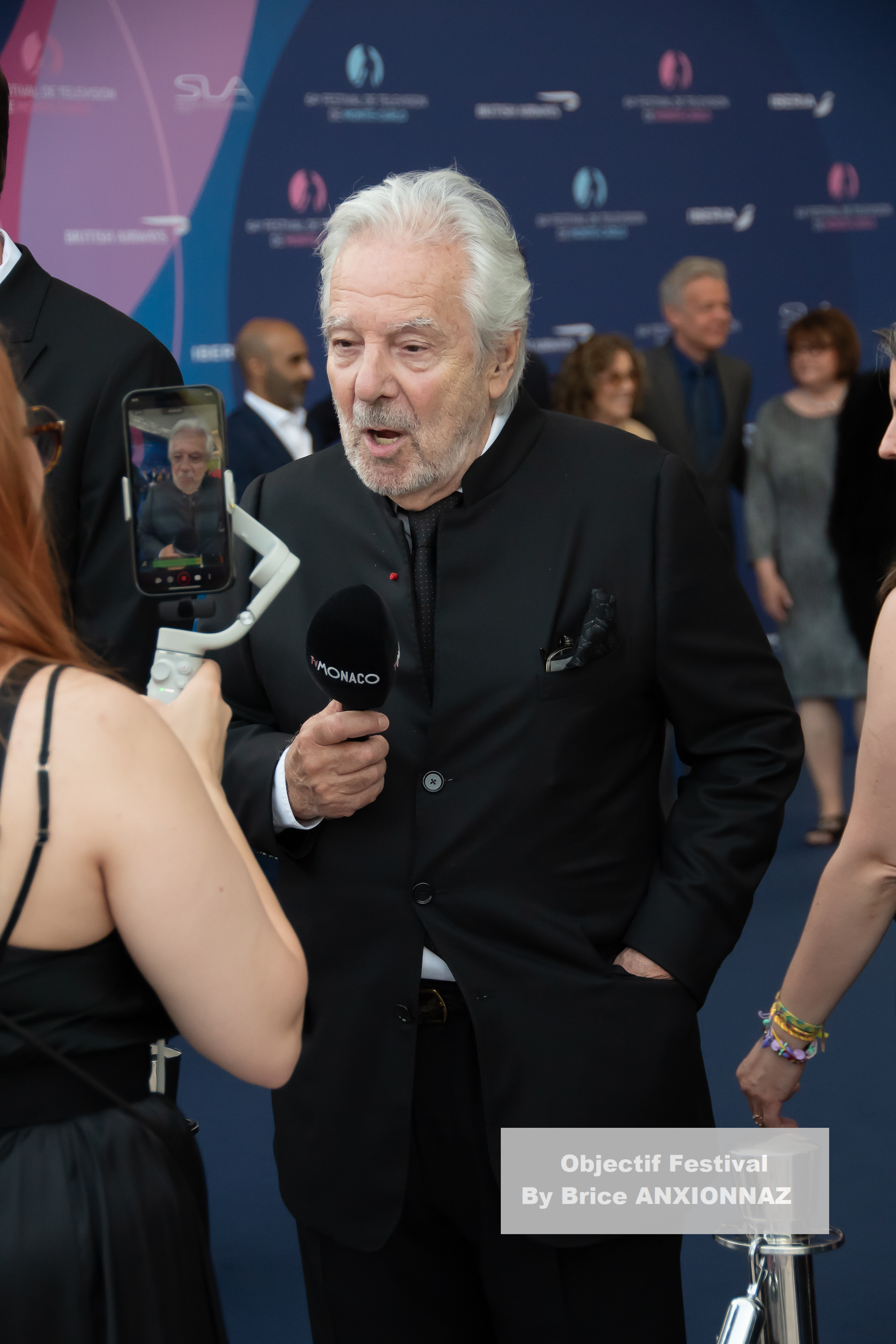 — france monaco tv series festival 64th monte carlo tv festival 13 06 2025 pierre arditi