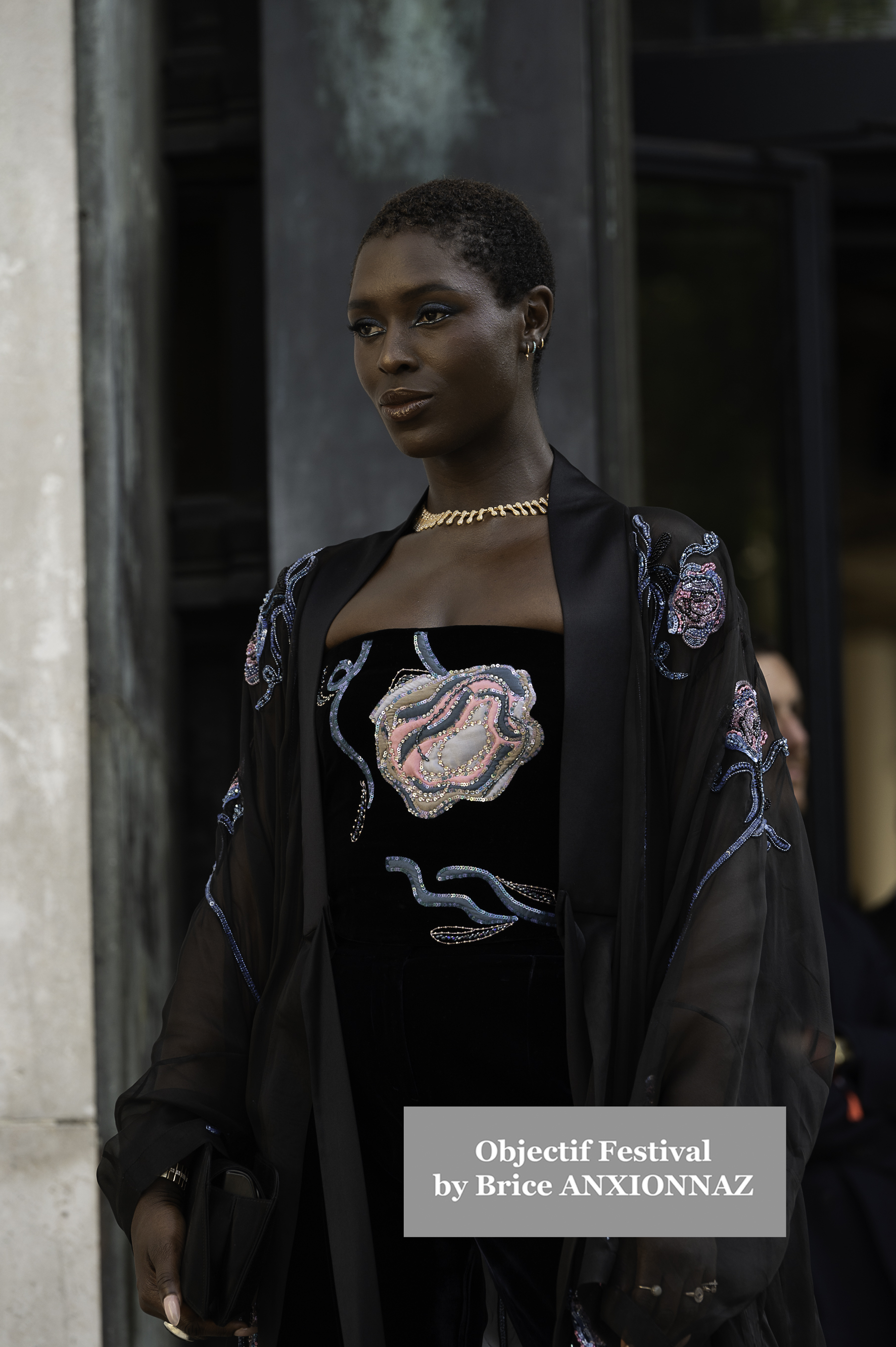 — france paris fashion pfw haute couture fw25 27 06 2024 giorgio armani prive jodie turner smith