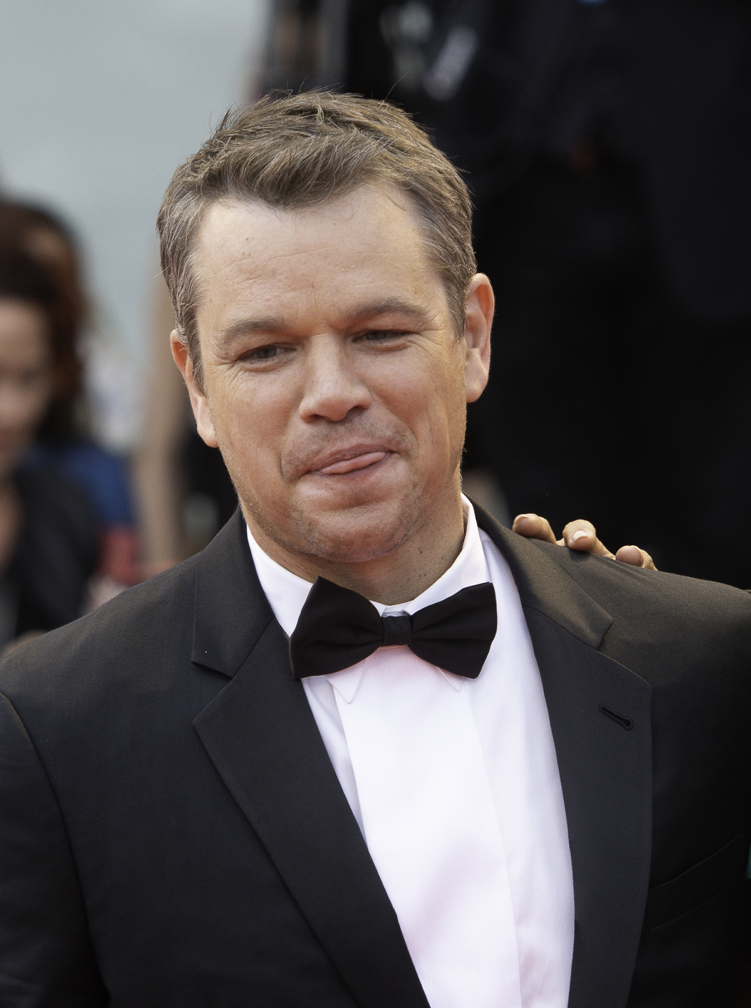 — italie venise cinema 74th mostra del cinema 02 09 2017 suburbicon matt damon
