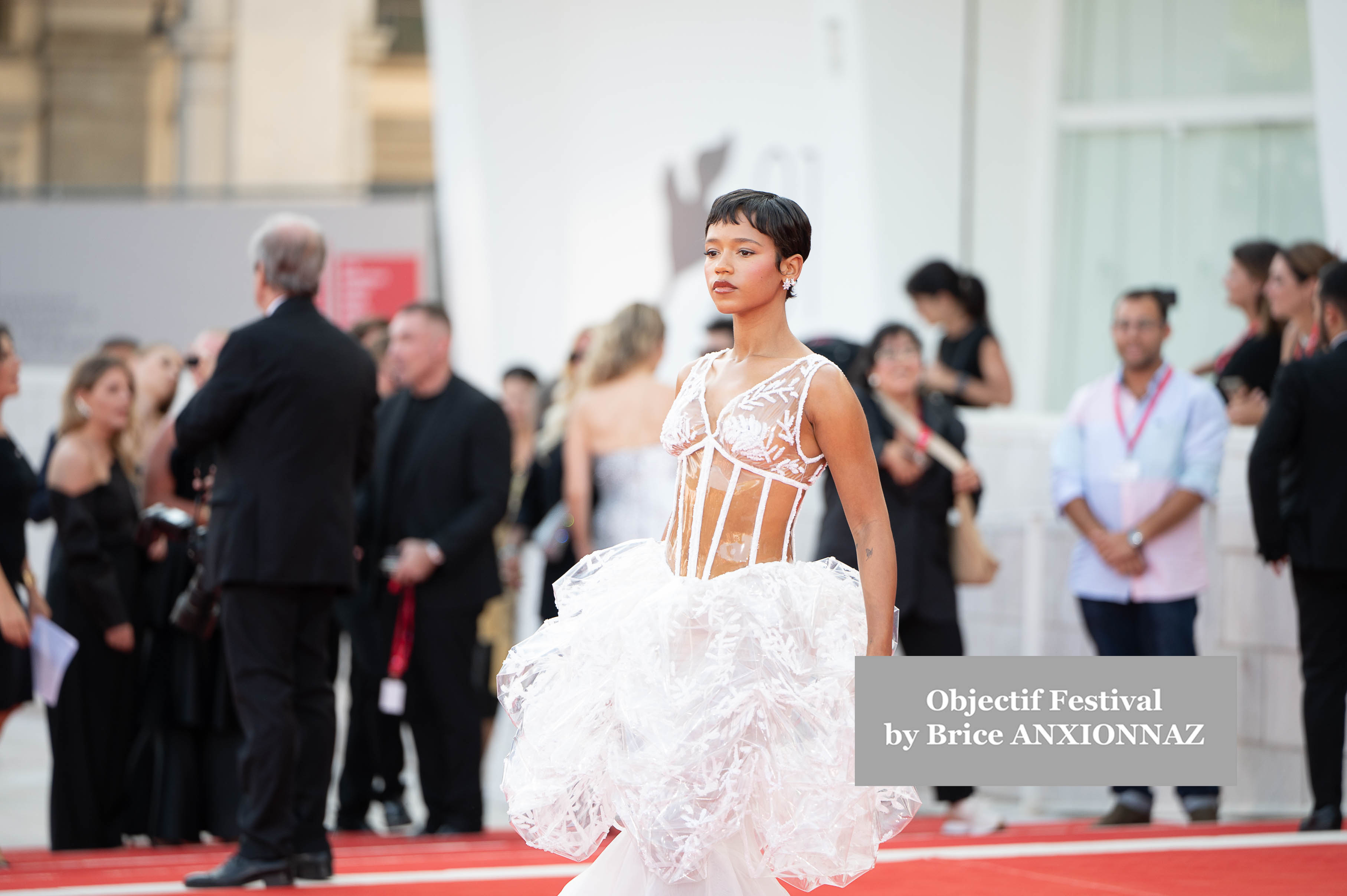 — italie venise cinema 81st mostra del cinema 28 08 2024 beetlejuice beetlejuice taylor russell