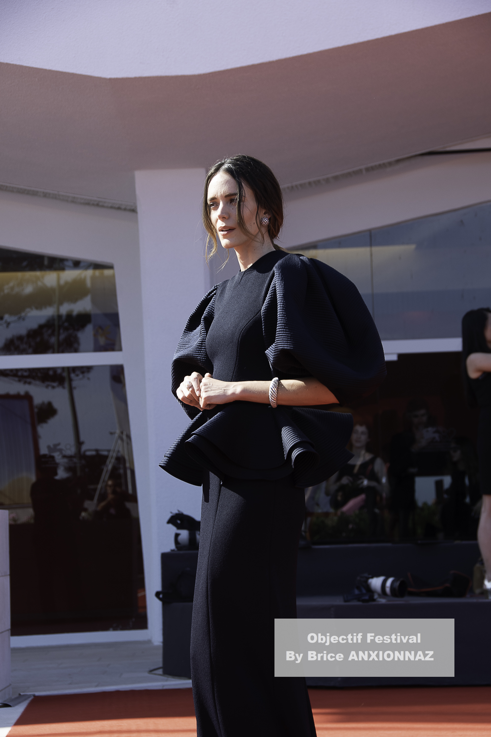 — italie venise cinema 82eme mostra del cinema 01 09 2025 the testament of ann lee stacy martin