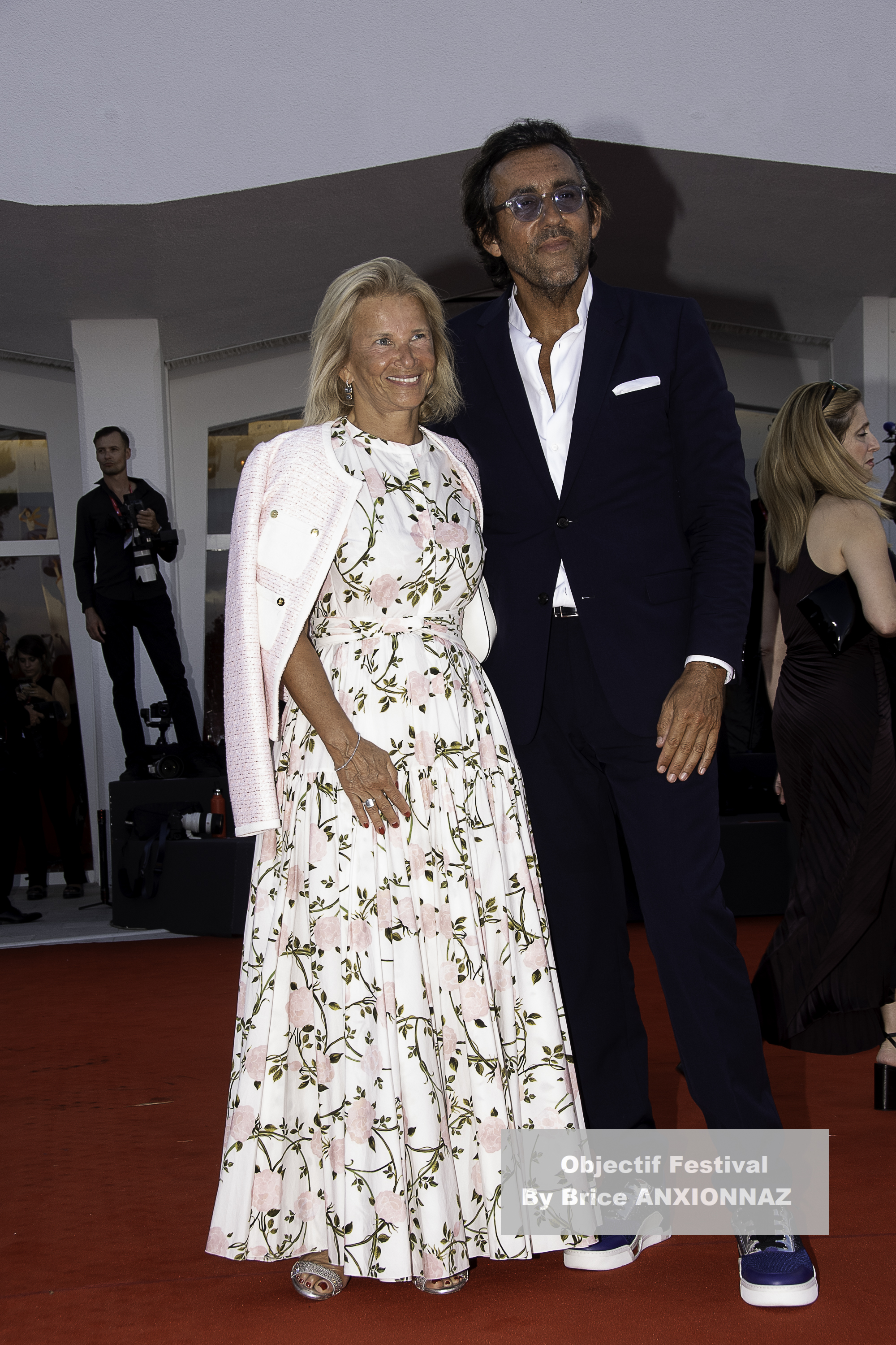 — italie venise cinema 82eme mostra del cinema 02 09 2025 a house of dynamite iris knobloch and franois breavoine