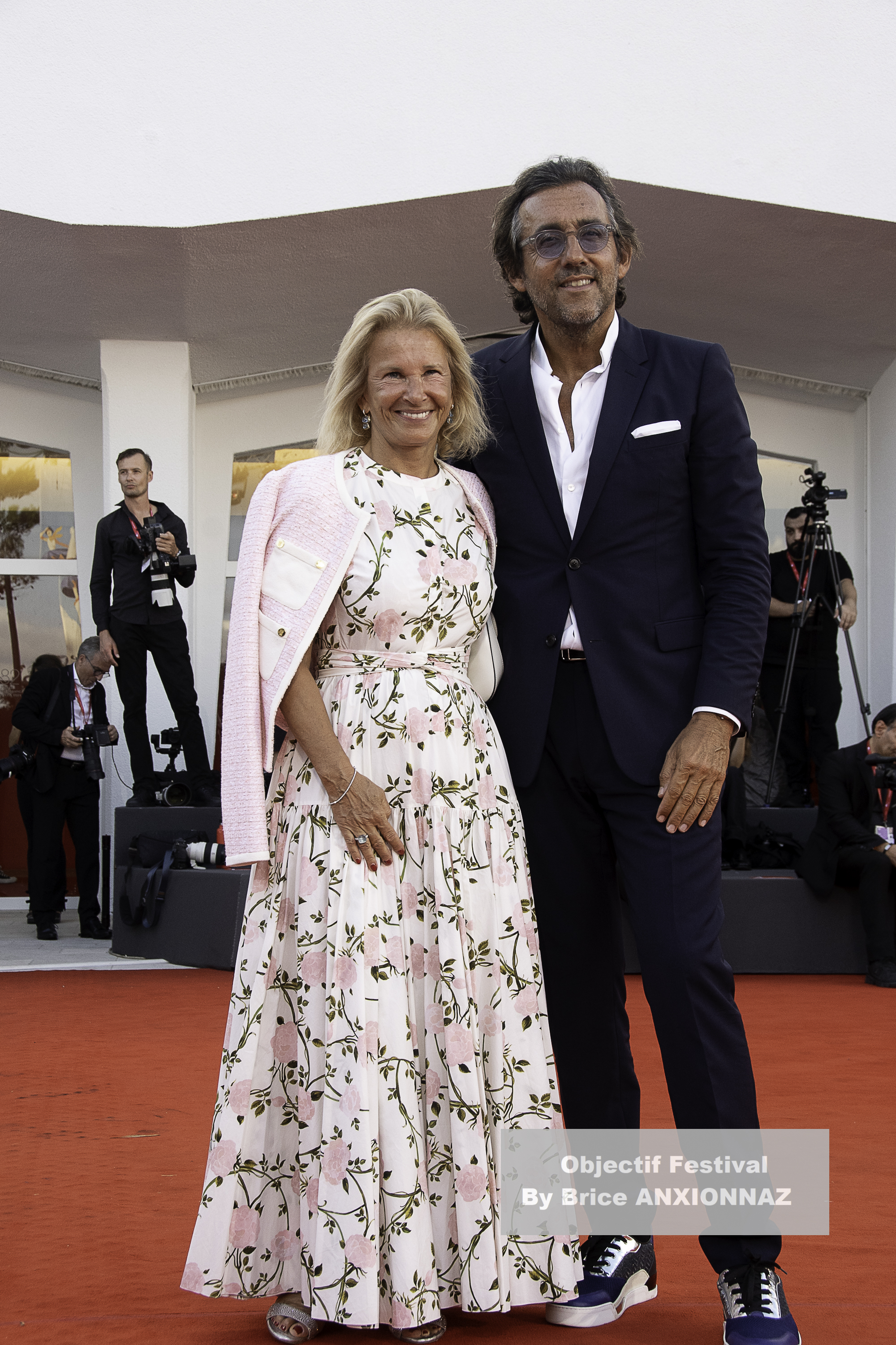 — italie venise cinema 82eme mostra del cinema 02 09 2025 a house of dynamite iris knobloch and franois breavoine