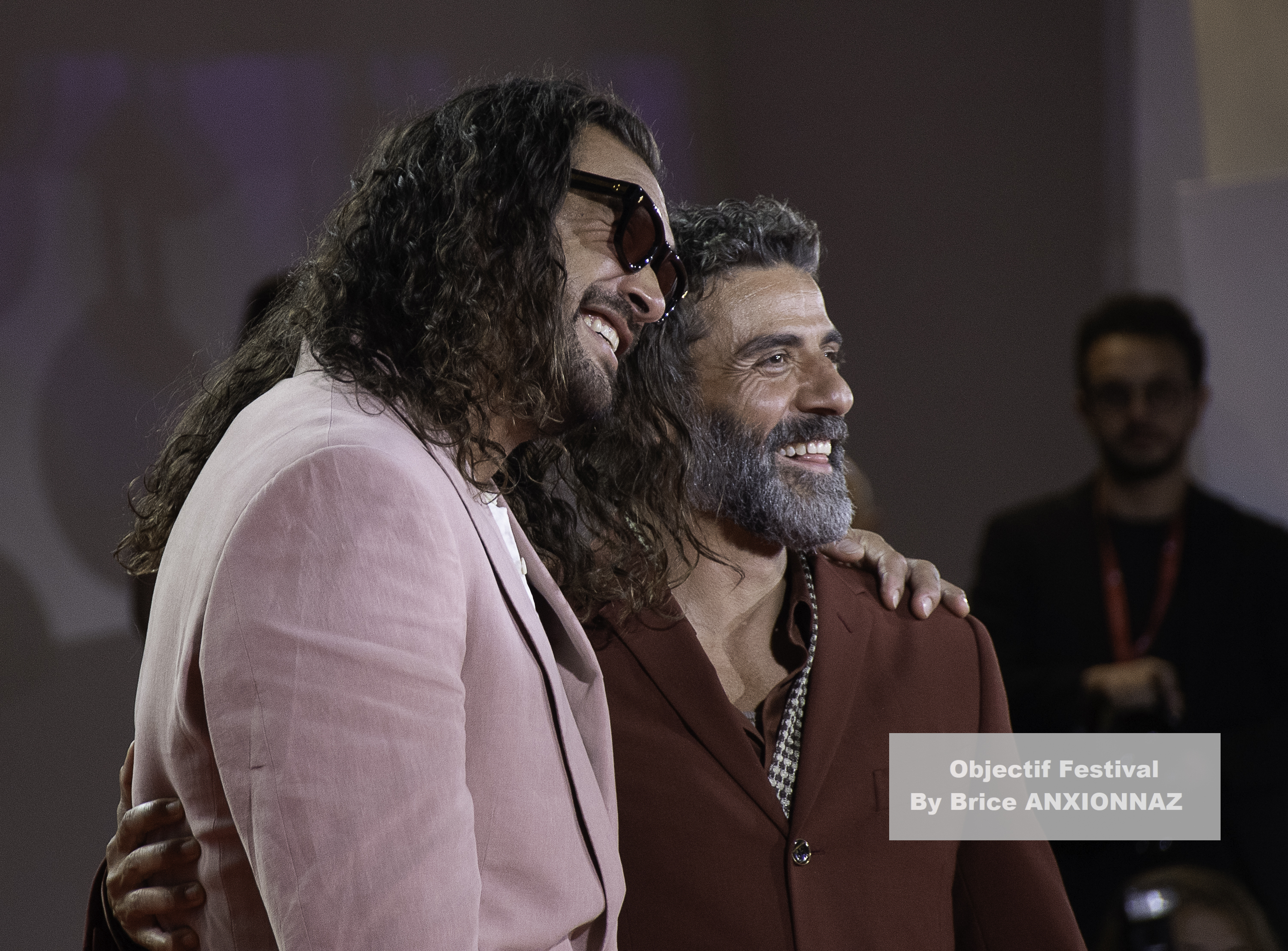— italie venise cinema 82eme mostra del cinema 03 09 2025 in the hand of dante jason momoa and oscar isaac