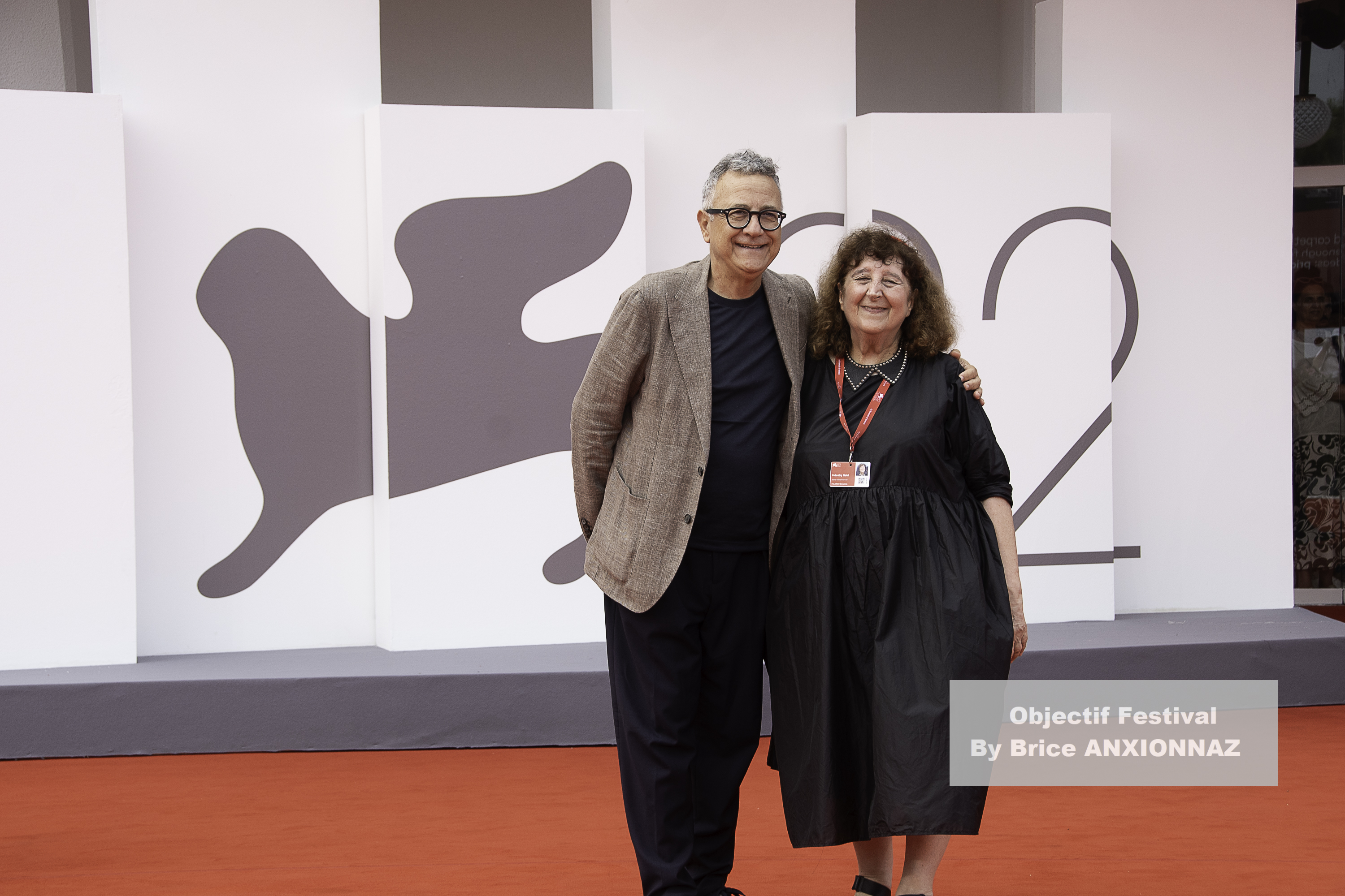 — italie venise cinema 82eme mostra del cinema 30 08 2025 below the clouds paolo del brocco and donatella palermo