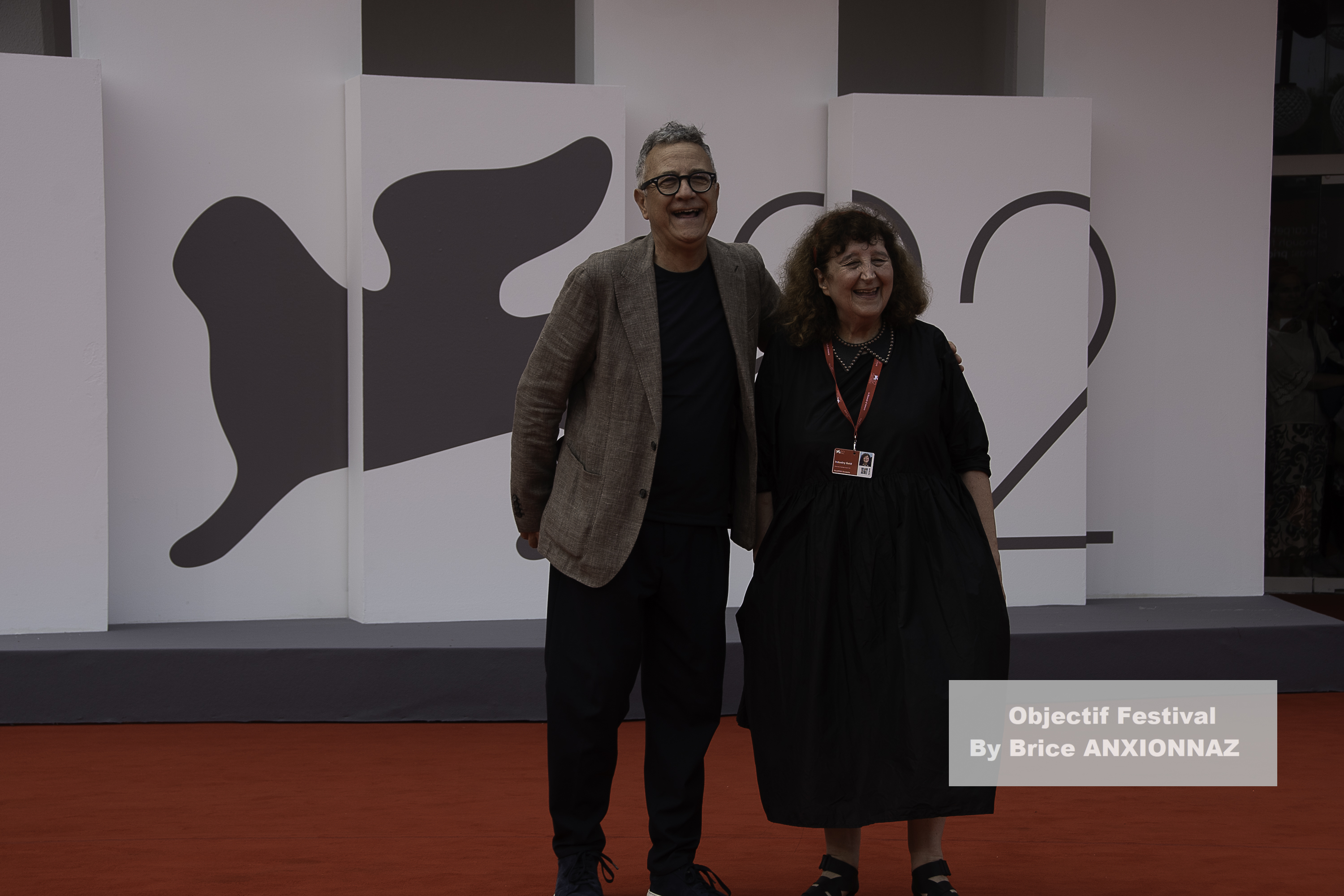 — italie venise cinema 82eme mostra del cinema 30 08 2025 below the clouds paolo del brocco and donatella palermo