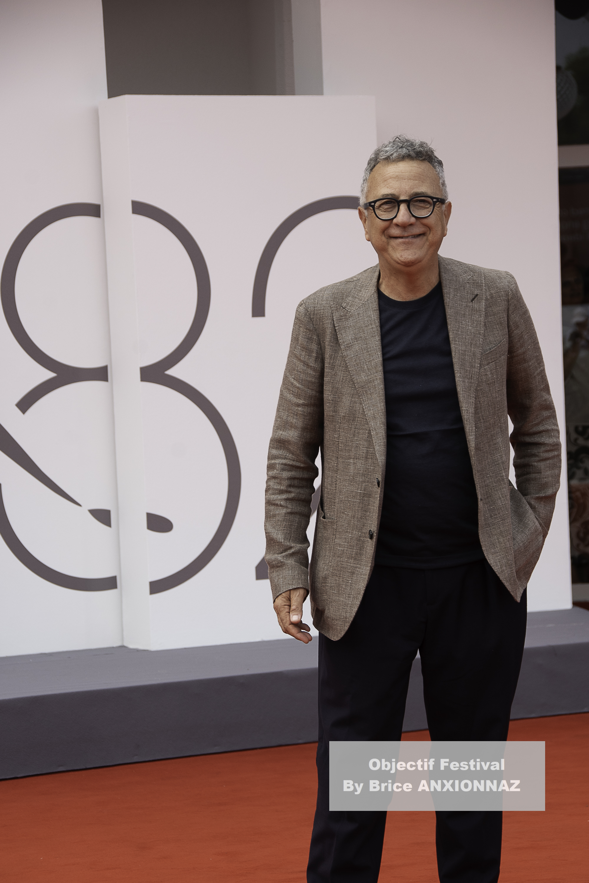 — italie venise cinema 82eme mostra del cinema 30 08 2025 below the clouds paolo del brocco and donatella palermo
