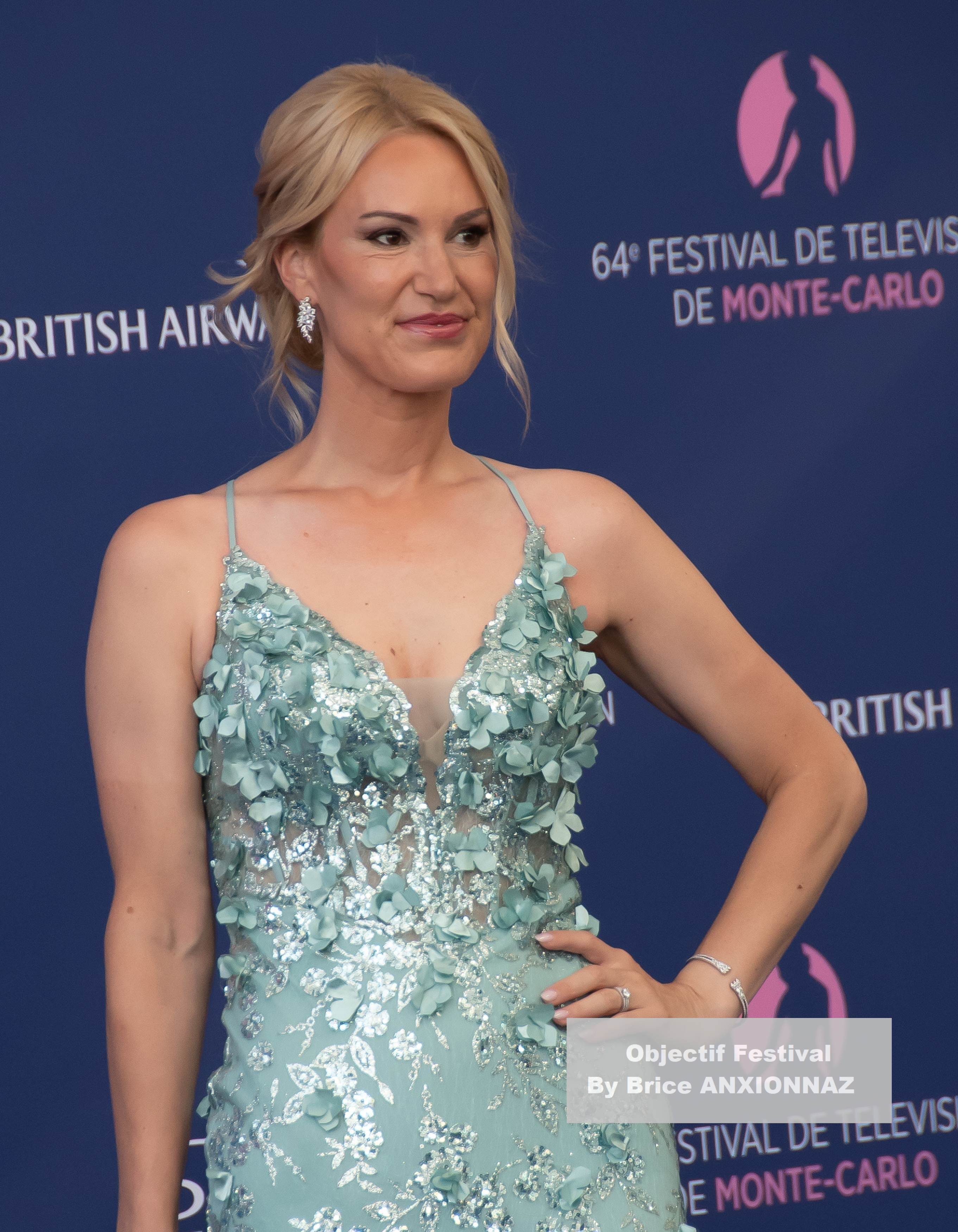 Photo de Leonie Hanne - Avant Première Marlène Harnois lors de l'événement à Opening-Blue-Carpet-64th-Monte-Carlo-TV-Festival, Monte Carlo, Monaco le 13 June 2025