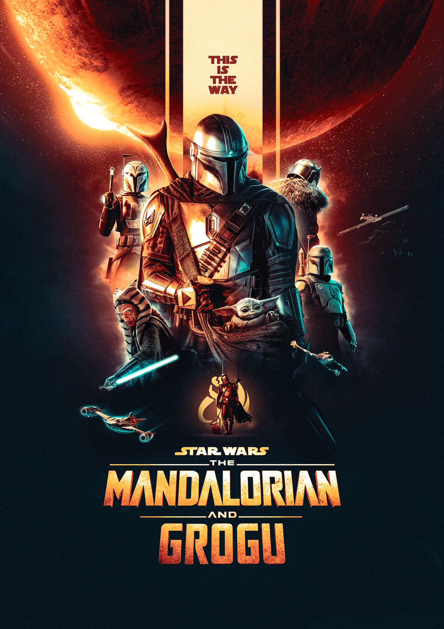 Affiche officielle de The Mandalorian and Grogu &mdash; sortie le 20 mai 2026