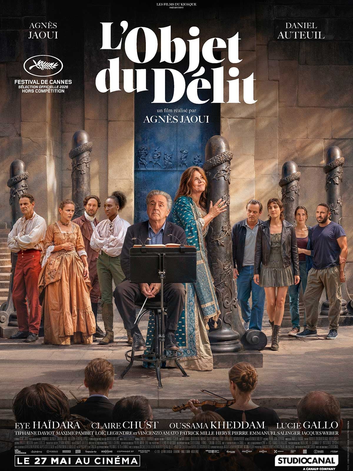 Affiche officielle de L&rsquo;Objet du d&eacute;lit d&rsquo;Agn&egrave;s Jaoui &mdash; sortie le 27 mai 2026